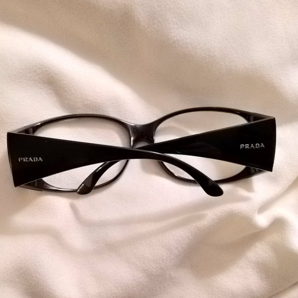 Prada Black Sunglasses: Frames Only - Picture 8 of 16